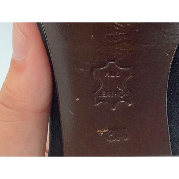 Tory Burch Size 8 High Heels Open Toe Gold Detailing Tie Open Toe Stylish - Picture 4 of 8